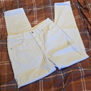 American Eagle White Mom Jean Ladies Size 8 Jeans New NWT Denim Pants